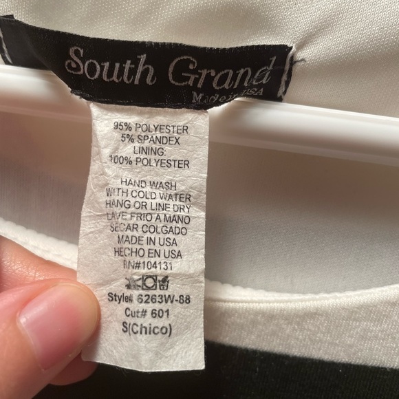 ✨Black & White Elegant Maxi Dress - Picture 5 of 5